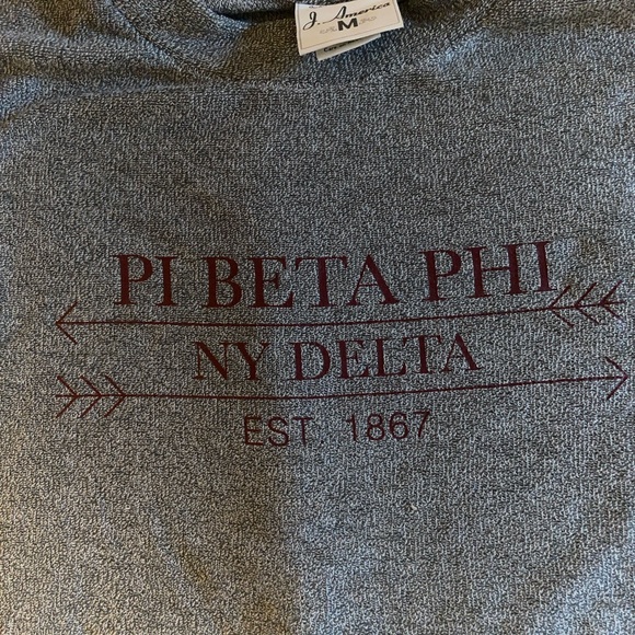 Pi Beta Phi Knit Sweater/Sweatshirt, NEW WITH TAGS, medium, grey - Picture 5 of 8